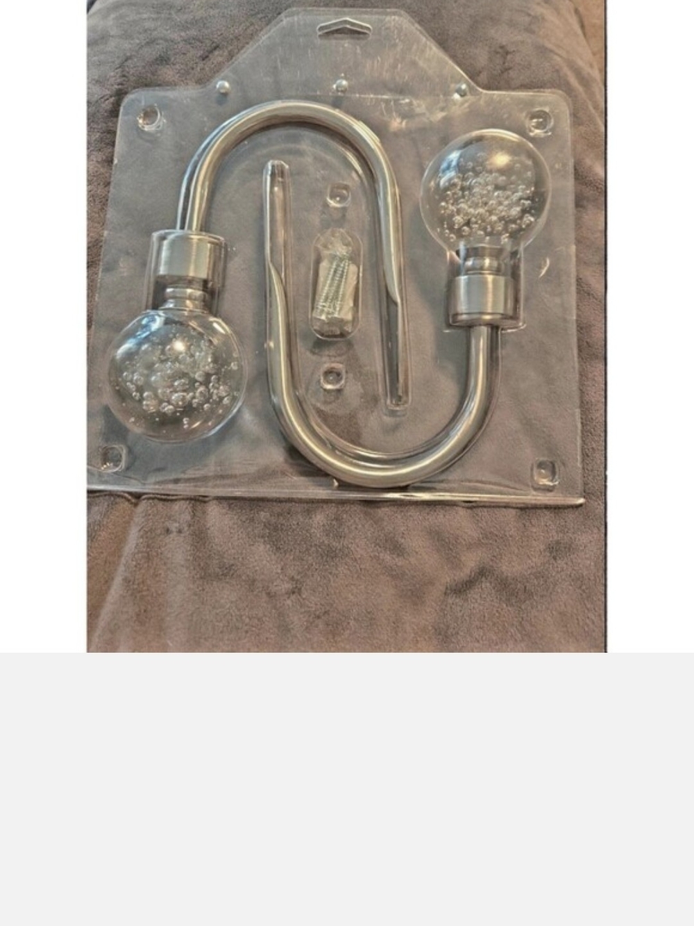 Modern Bubble Glass S-Shaped Curtain Tie Backs